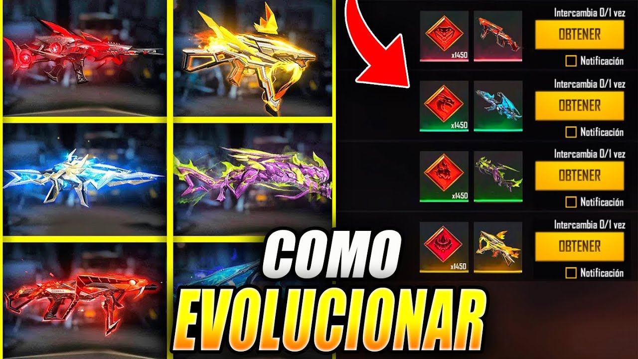 como conseguir armas evolutivas en free fire gratis guia completa y actualizada