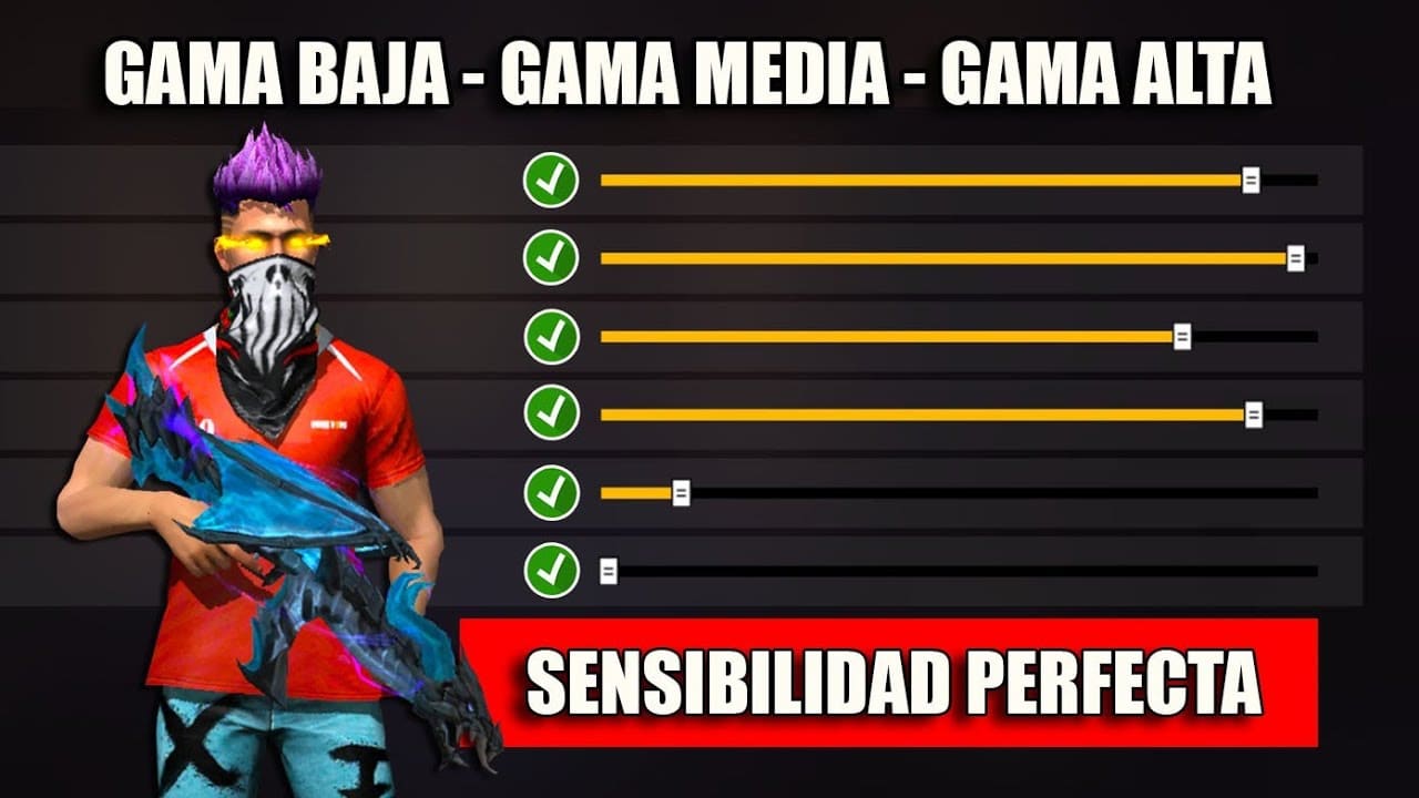 domina free fire guia definitiva para maximizar tu sensibilidad y acertar todos los disparos en rojo
