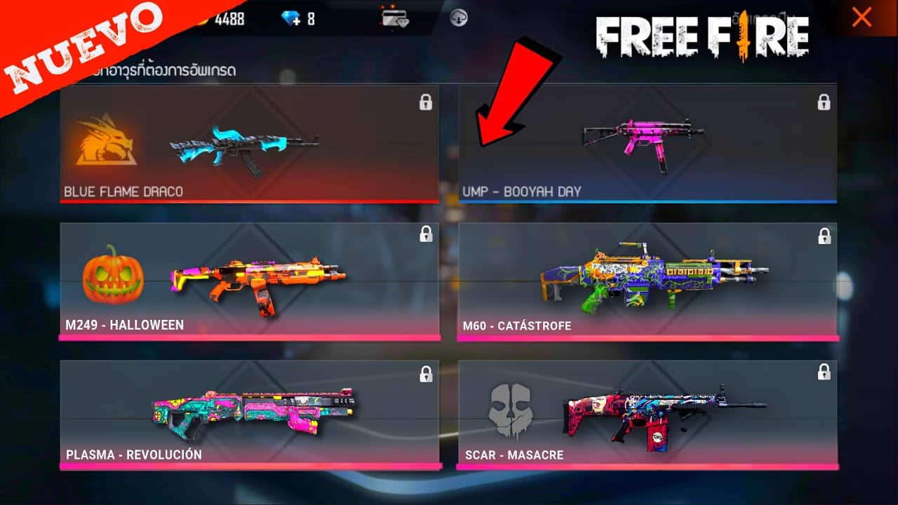 guia completa como conseguir armas evolutivas en free fire potencia tu juego